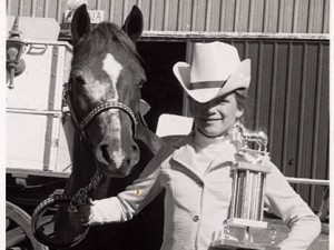 This adorable youngster grew up to become the wife of a well-respected halter horse trainer. Who do you think it is? EC archival photo. 