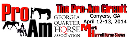 Showbills For 2014 Pro Am Circuit in GA and Area 3 Spring Classic in ON