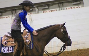 Ashley Lakins at the 2013 Quarter Horse Congress.