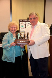  Ms. Barbara Hulsey was inducted to the Pinto President's Hall of Fame