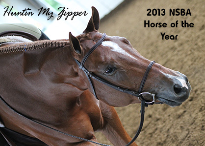 Huntin My Zipper Named 2013 NSBA Horse of the Year
