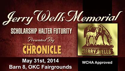 Entries Open Today, April 14th, For 2014 Jerry Wells Memorial Halter Futurity
