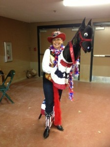 Susie Shaw with The Tennessee Filly.