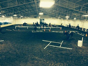 Trail practice in Wilmington. Image courtesy of Mark Harrell Horse Shows.