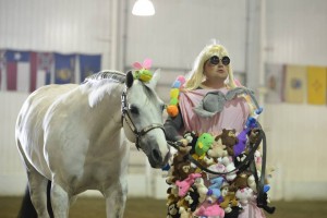 Will Knabenshue during the Ladies Showmanship.