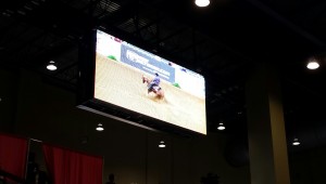 Reining takes over the big screen at night, with the Ariat Kentucky Cup Reining event, a qualifier for Team USA for the 2014 Alltech FYI World Equestrian Games in Normandy, France later this summer.