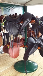 Need a hunt saddle? Saddles of all types, styles, colors, and sizes are available for shoppers to try and buy. 
