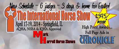 The International Horse Show Begins Tomorrow in IL., Full Page Equine Chronicle Ads For High Point Awards!