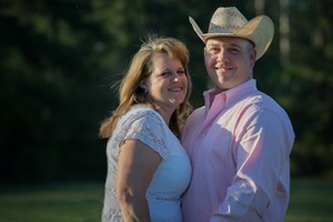 The happy couple. Photo Credit: Sarah Hall Photography