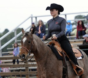 Image courtesy of Auburn Athletics Communication. Danielle Long during UT-Martin vs Auburn Equestrian on Saturday, October 18, 2013 in Auburn, Ala. Photo Credit: Anthony Hall