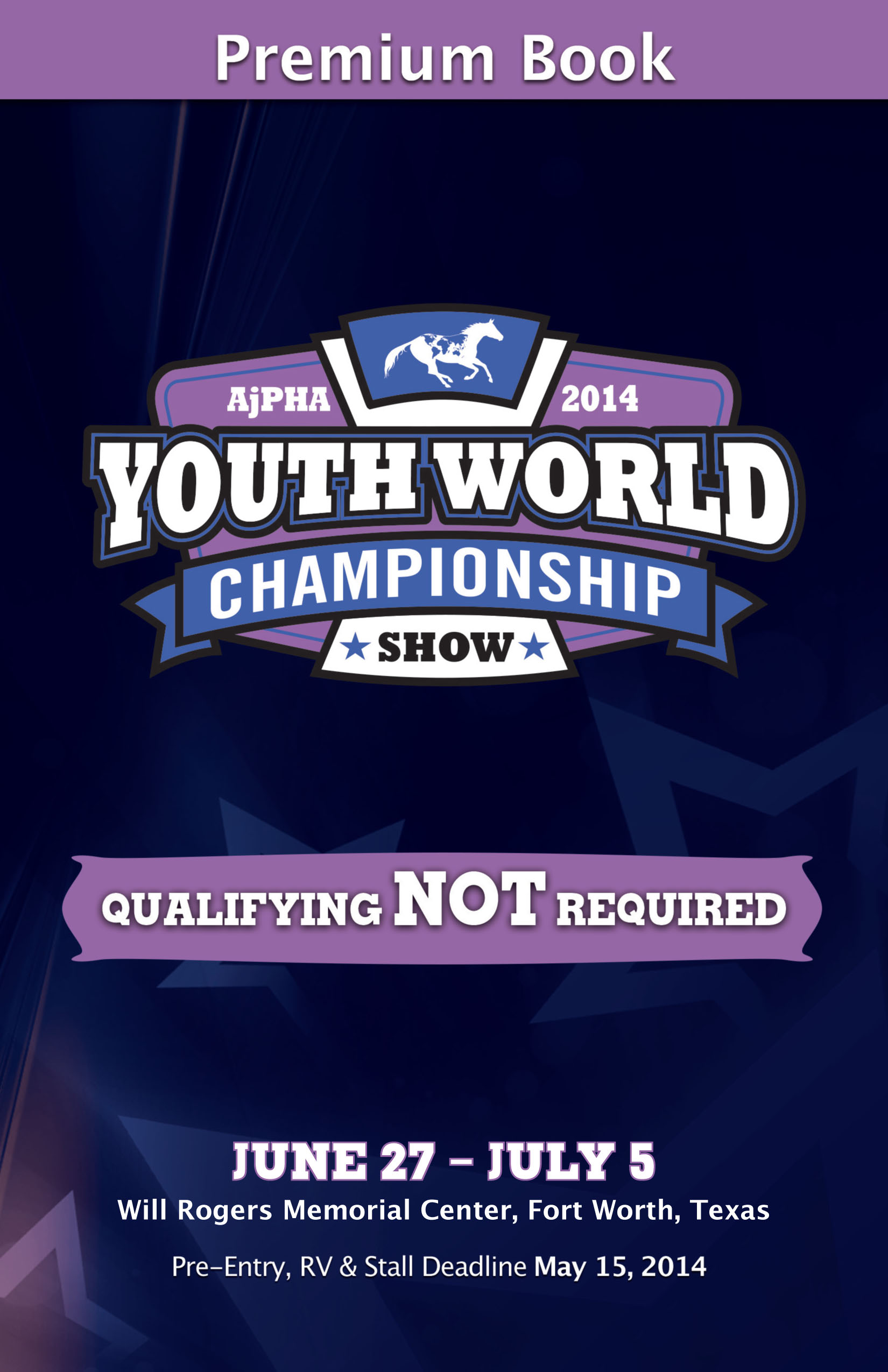 2014 AjPHA Youth World Show Premium Book and Entry Forms Now Available Online