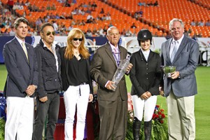 Phillip Richter, Bruce Springsteen, Patti Scialfa, Ronnie Beard, Jessica Springsteen, and S. Tucker S. Johnson. Photo Credit: Emily Riden/PMG