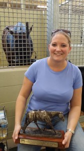 Amy Darnell-Fobbe and Hot N Moxie, NSBA All-Age Non-Pro Hunter Under Saddle champions