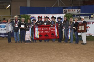 AQHA Trophy Team champs Ohio State University. Photo Credit: Al Cook Photography
