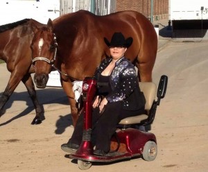 Sophia Herman and The Slowsmobile.