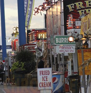 The bright lights of the concession stand may beckon but there's a healthier choice for dinner at the horse show.