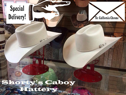 Shorty’s Caboy Hattery’s 200X Gift to California Chrome