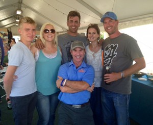 Quite the crowd at The Equine Chronicle Welcome Party at the 2014 Sun and Surf Circuit! 