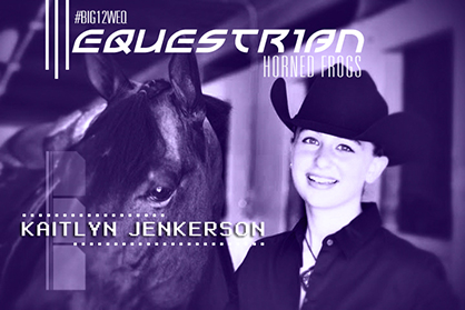 TCU Equestrian Signs 2013 ApHC Reserve Champ Kaitlyn Jenkerson