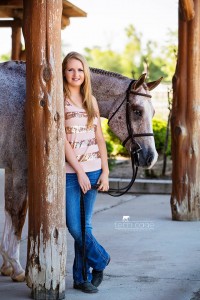 Mary Cage with (ApHC) Sterling Invitation, under the guidance of Dale Sullens Show Horses. Photo courtesy of Terri Cage Photography.