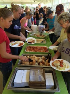 Exhibitor's lunch. Photo courtesy of MHHS.