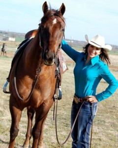 Alexis Shanes and her horse Pistols Lil Rascal.  Alexis was homeschooled and graduated on May 24th, just before her 16th birthday.  She plans to attend Oklahoma State University to study Agricultural Communications.
