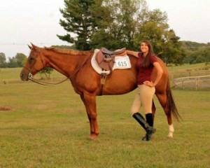 Kenzie Watson just graduated from Benzie Central High School,  MI. She plans on attending NMC in Fall 2014. She is pictured with her 2002 AQHA mare Little Miss Jade.