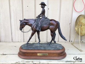 The beautiful Marrita Black trophy that will be presented to the Highpoint Western Pleasure Super Sires stallion. Photo provided by Courtesy Promotions. 