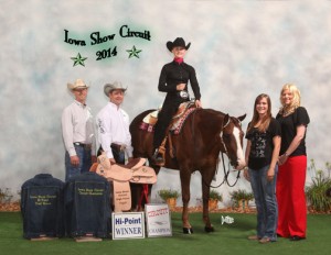 Mackenzie Doescher  High Point Trail Horse. Photo Credit: Don Trout Photography.