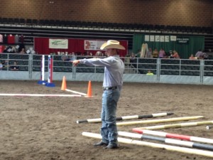 Kelly McDowall during his clinic.