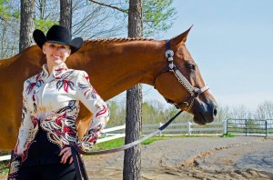 Hannah Means and I'm All About Blue and Design By Art are under the guidance of Chris Gray Performance Horses. Hannah graduated this week from Brookville Area High School and will attend Clarion University. Photo courtesy of Ali Grusha.