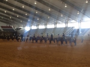 Team USA rider Carli Pitts wins Gold in horsemanship at Youth World Cup, rider Graysen Stroud 6th, rider Ali Fratessa finalist. Photo courtesy of Ali Fratessa. 