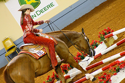 Hillary Roberts and Chrome On My Zipper Score 231.5 to Win AQHYA World Show Trail