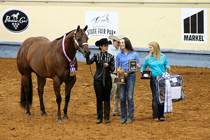 Ireland Cofrancesco and Vincenzo Zini Win Aged Geldings at 2014 AQHYA World