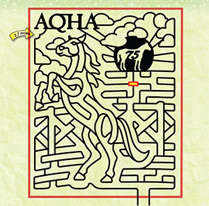 A Giant AQHA Horse-Themed Pumpkin Maze!