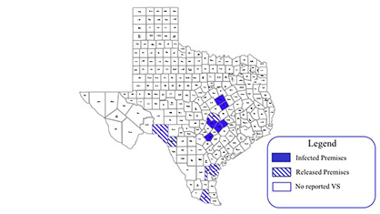 3 New Cases of Vesicular Stomatitis in Texas Horses