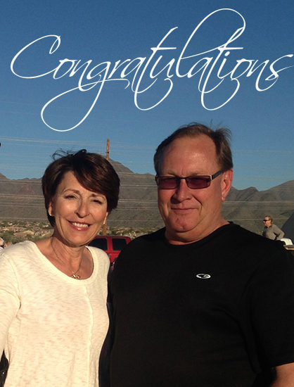 Congratulations Nancy Sue Ryan and Larry Hansch on Recent Nuptials!