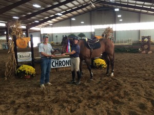 High Point Amateur Select for the NQHL Medal Finals show was Ray Coutley and his horse Navier Stokes. The pair is from Lexington Park, Maryland. 