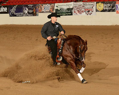 Spinning and Sliding in Sin City at 2014 High Roller Reining Classic
