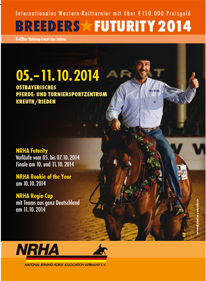 NRHA European Breeders Futurity 2014 Begins in Germany This Weekend