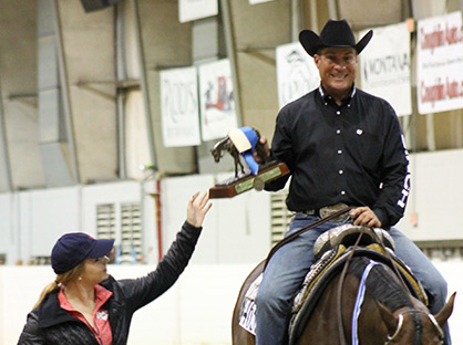 Charlie Cole and All But Sudden Score 232.5 to Win Senior Western Riding at QH Congress