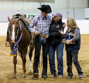 Brad Ost with friend Harriet Yakatan, and owner Bonnie SHeren.