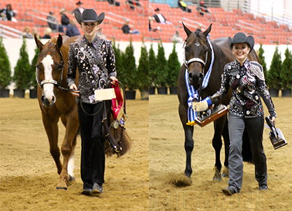 Best Buds, Ellexxah Maxwell and Mallory Vroegh, Take Top Two Spots in Youth 12-14 Showmanship