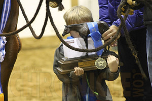 Big trophy ofr a little boy!