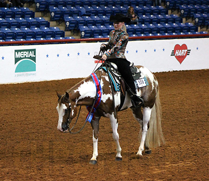 Andrea Kengis-Foss Wins First APHA World Title With Fleetastic in Novice Amateur Western Pleasure