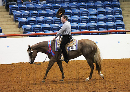 Russ Kimbrell and My Legs R Sensational Win APHA Masters Amateur Sr. Western Pleasure