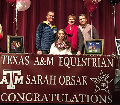Another Congratulations to NCEA Signee Sarah Orsak!