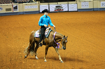 Brad Ost Wins First AQHA World Title in Junior Western Riding with UF A Certain Star