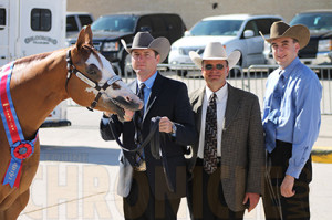 Olin Parker, Jaosn Smith, and Taylor Luneak with Replica.