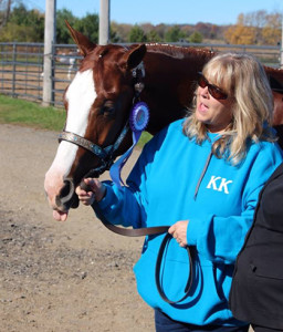 Kathryn's mother with Knoxville.